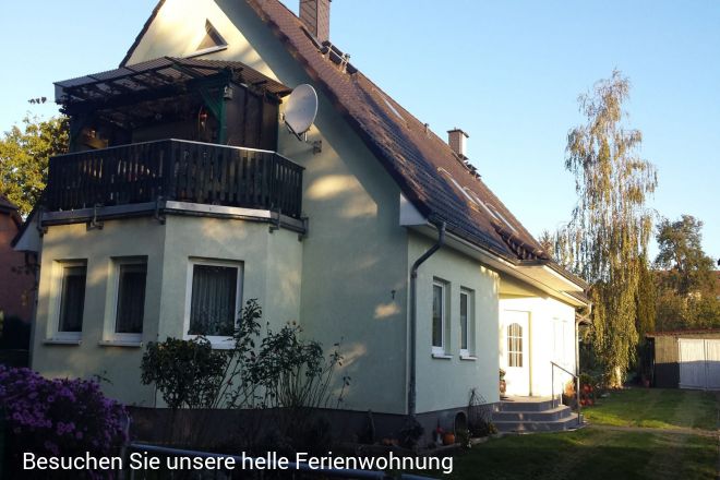 Ferienwohnung in sehr ruhiger Lage, nur 200 m vom Badesee/Angelsee und Wald gelegen. Durch die Naehe